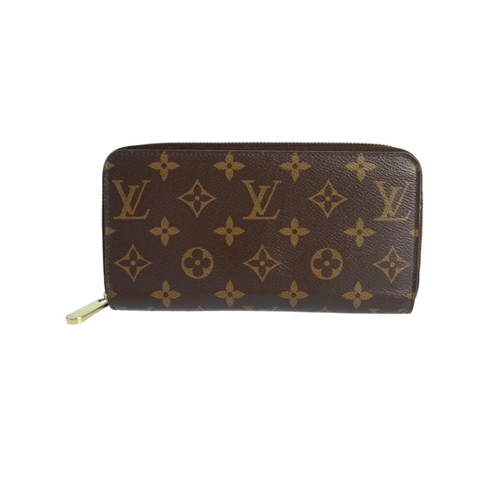 Louis Vuitton Monogram Zippy Wallet Round Zipper Long